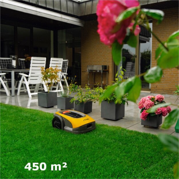 Robotas vejapjovė STIGA A 300 (belaidis, Iki 4.5 arų)