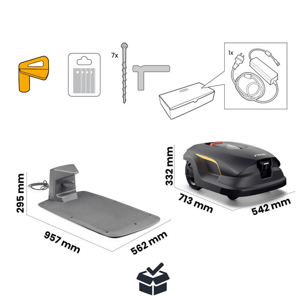 Robotas vejapjovė STIGA A 140v (iki 15500 m2, Vista)