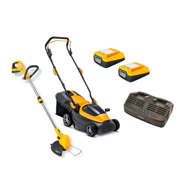 Akumuliatorinė vejapjovė STIGA Collector 136e Kit komplektas su GT 100e trimeriu